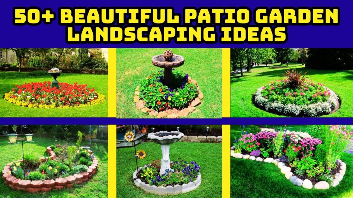 50+ beautiful patio garden landscaping ideas