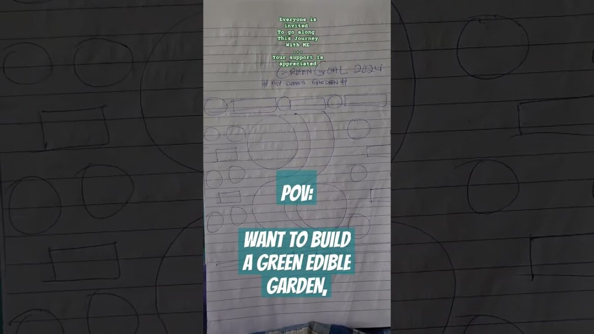 Building my dream green Edible garden, join in my quest, appreciate tour support #green #garden