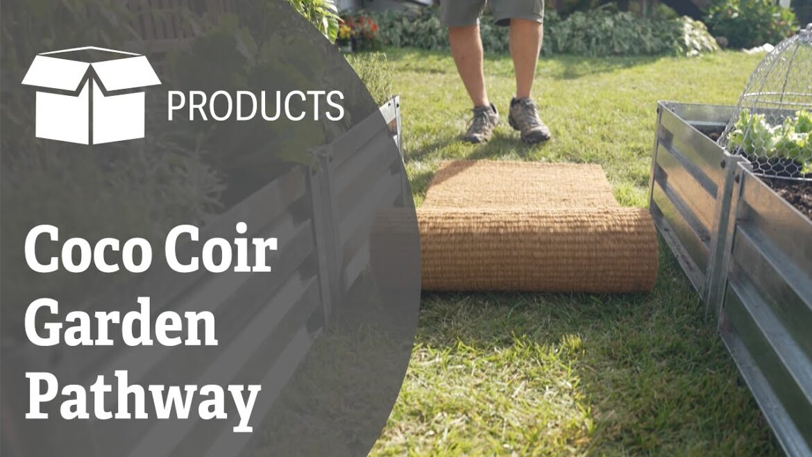 Coco Coir Garden Pathway