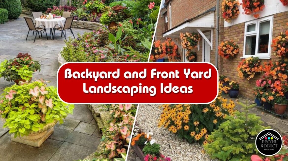 Backyard and Front Yard Landscaping Ideas that will keep you outside all summer long Backyard and Front Yard Landscaping Ideas that will keep you outside all summer long