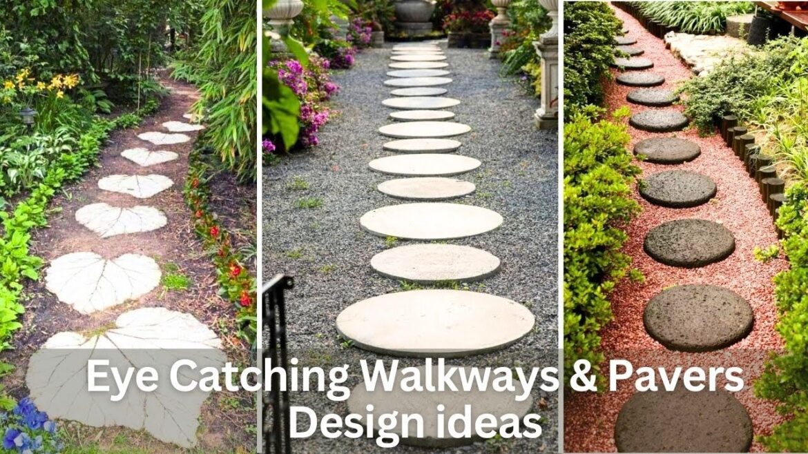 best paver walkway ideas for your garden/Walkway design/ garden path #walkway#ashgardenideas