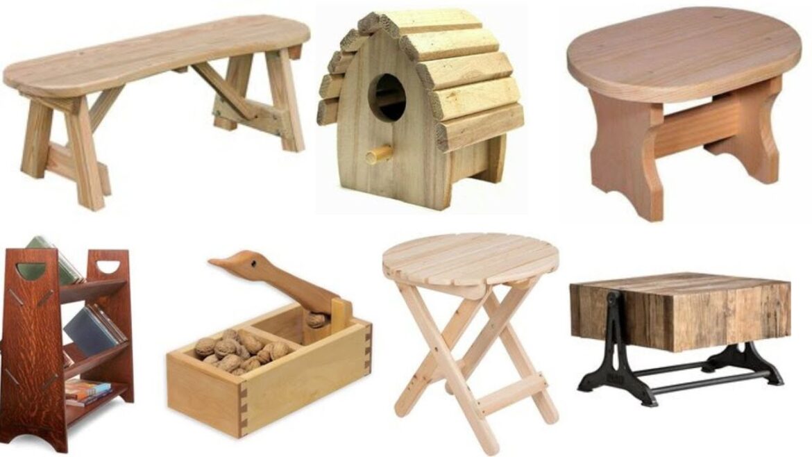 Affordable Wood furniture project ideas for your interior design and home decor / Scrap wood project