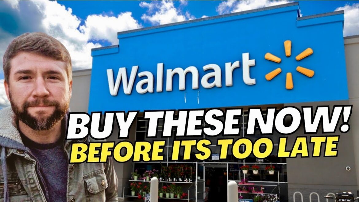 10 Items You NEED To BUY NOW With CASH (I Did) From WALMART! Cheap PANTRY PREPPING For SHTF 2024