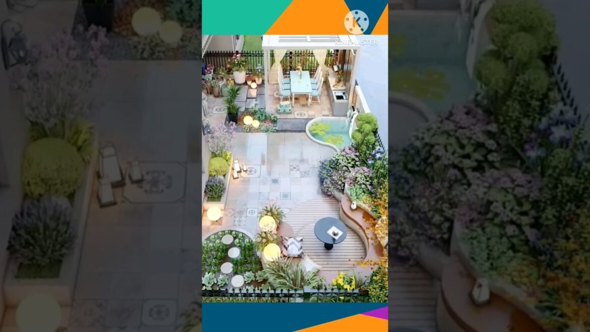 Small House Garden Design: Transform Your Space!gardening#shorts Small House Garden Design: Transform Your Space!gardening#shorts