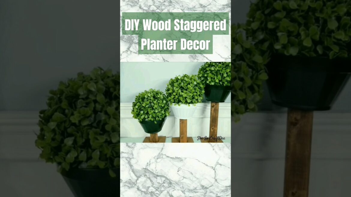🔥 GRAB These  Dollar Tree items for this Tiered Planter Set! #dollartreediy #shesocraftdee #shorts