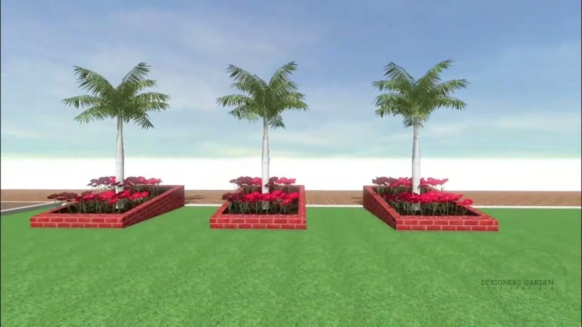 Landscape Design of Hotel Front Yard
