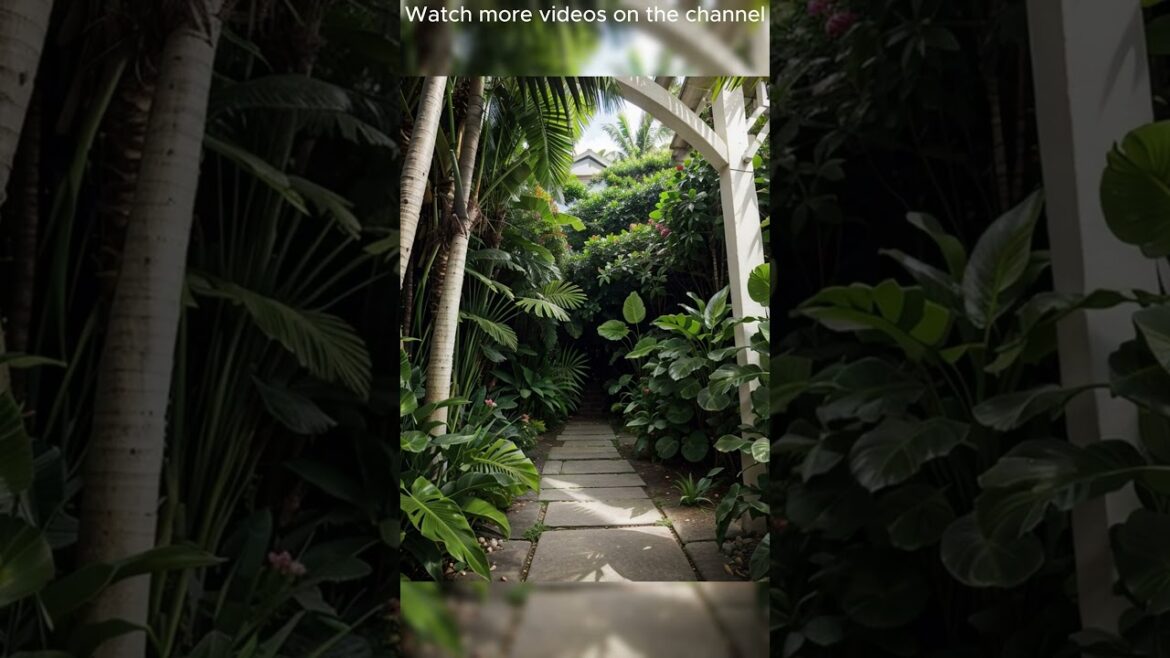 Tropical garden design #1 | Tropical landscape ideas