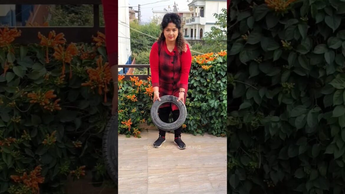 DIY TYRE PLANTER IDEAS | TRASH TO TREASURE #gardening #ideas #diy