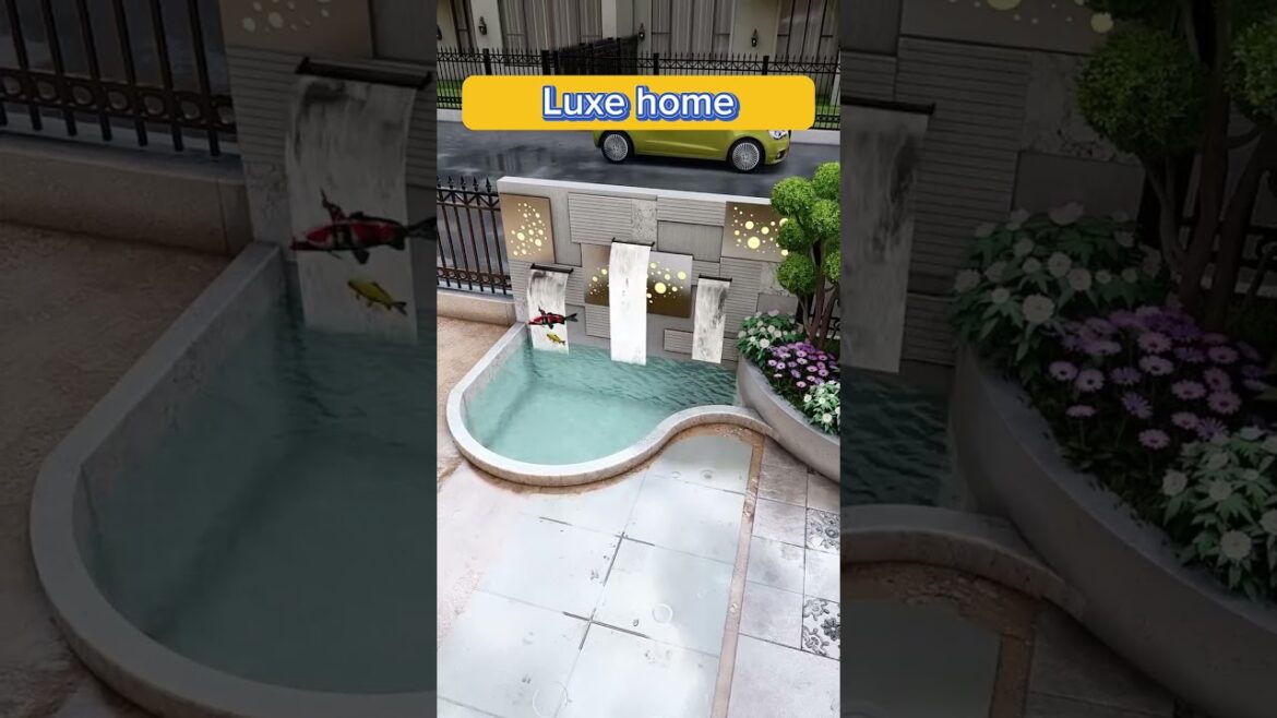 Front yard garden tour | #shorts #shortsfeed #3danimation