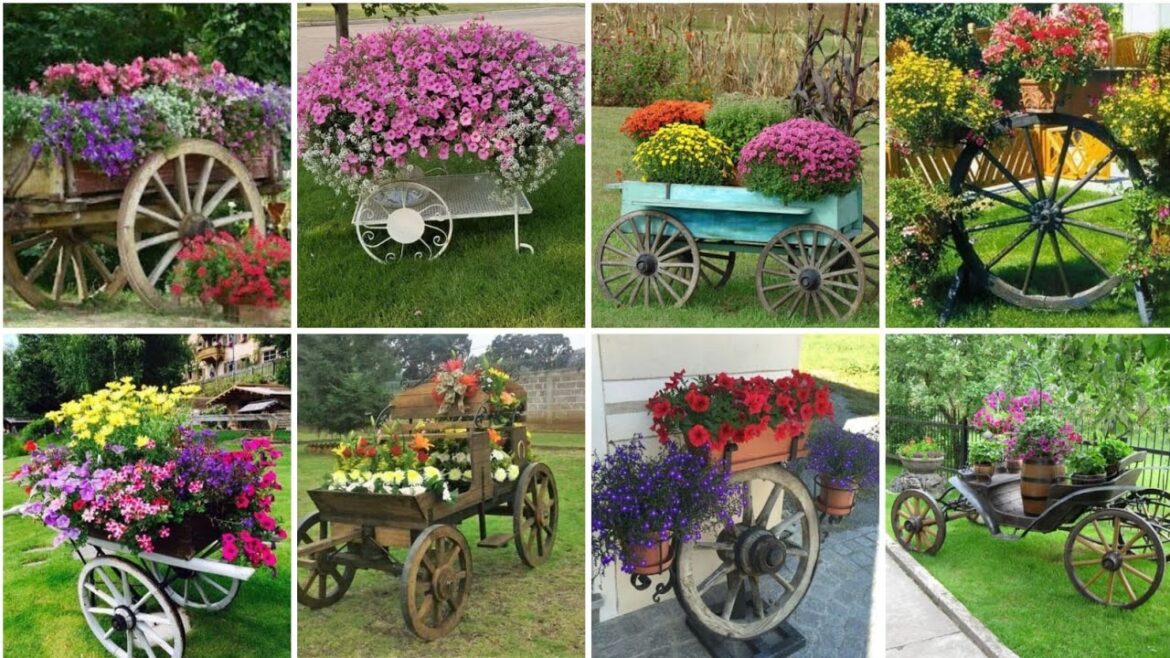 Creative and Unique Flower Planters Made from Recycled Item 2024 garden design