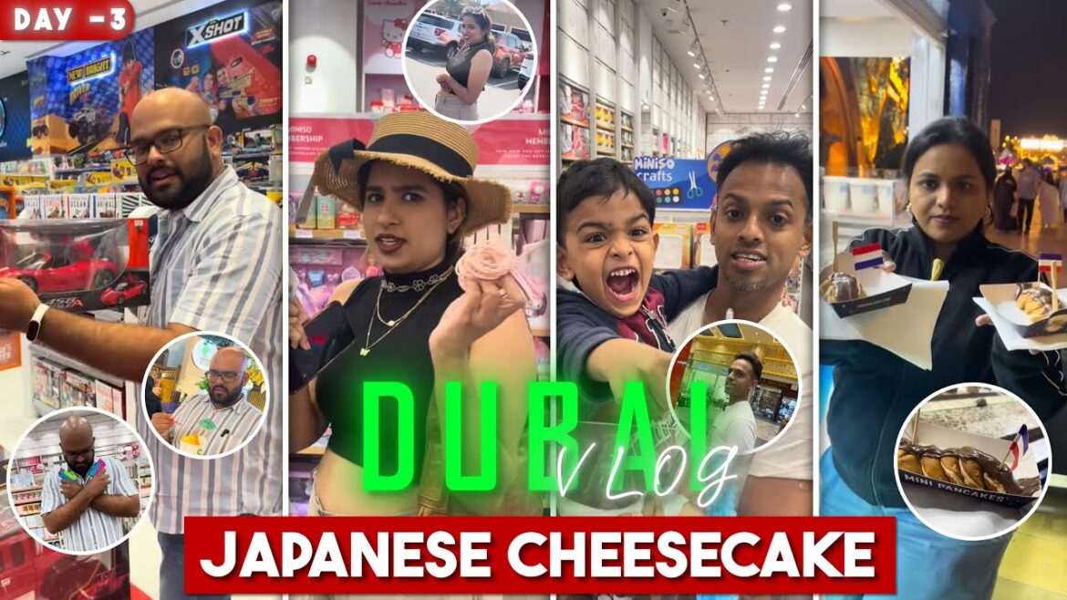 Dubai VLOG: Day 3 Japanese Cheesecake, Miracle garden, Global village and Coconut mango icecream Dubai VLOG: Day 3 Japanese Cheesecake, Miracle garden, Global village and Coconut mango icecream