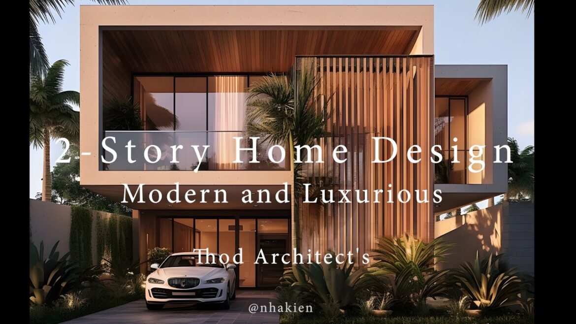 Thod Architect's Modern and Luxurious 2 Story Home Design