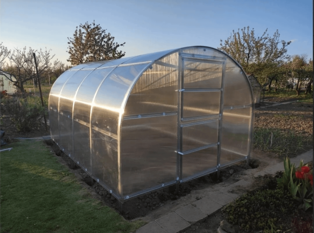 Finally got and set up a greenhouse for my garden !
