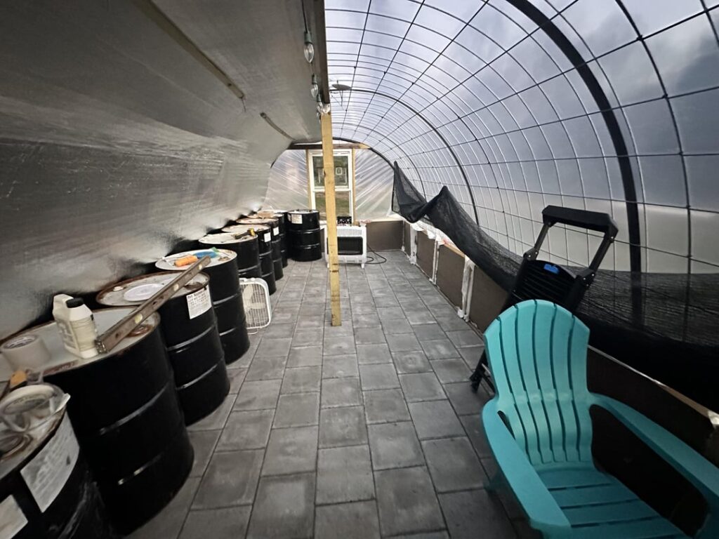 I finally finished my hoop house, well almost…