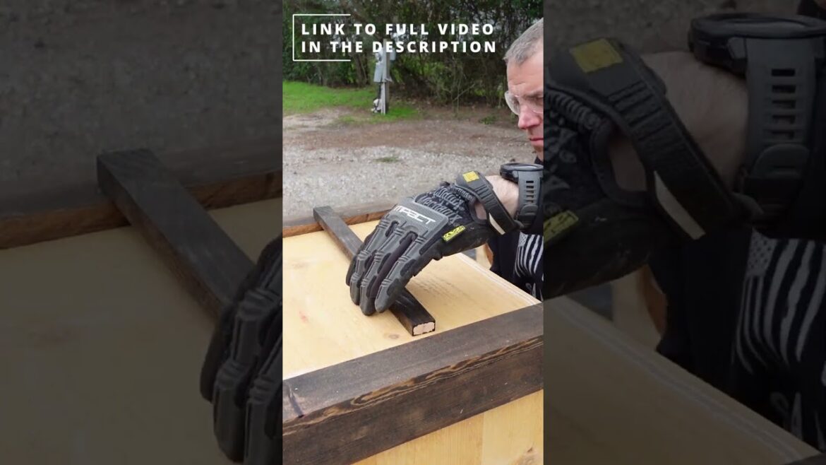 Large Planter Build for Beginners! #shorts Large Planter Build for Beginners! #shorts