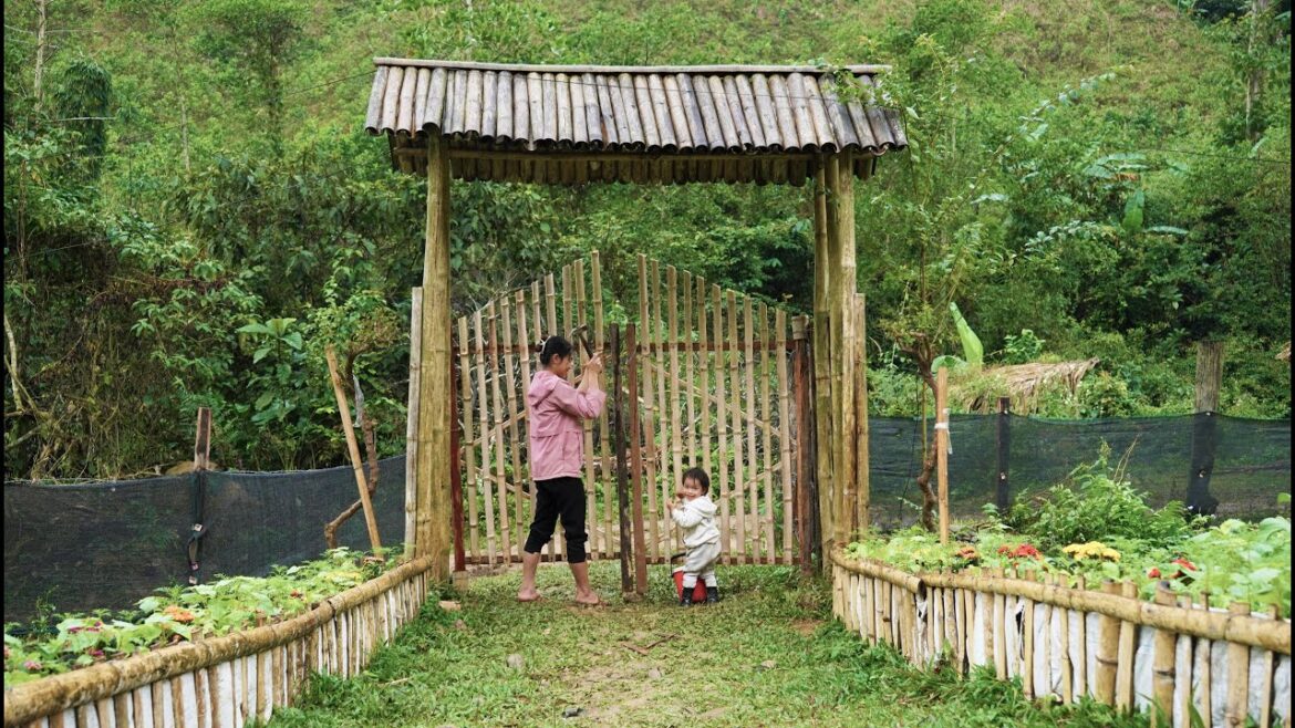 Building Bamboo Gates, Gardening, Growing Sugarcane | EP. 20 Building Bamboo Gates, Gardening, Growing Sugarcane | EP. 20