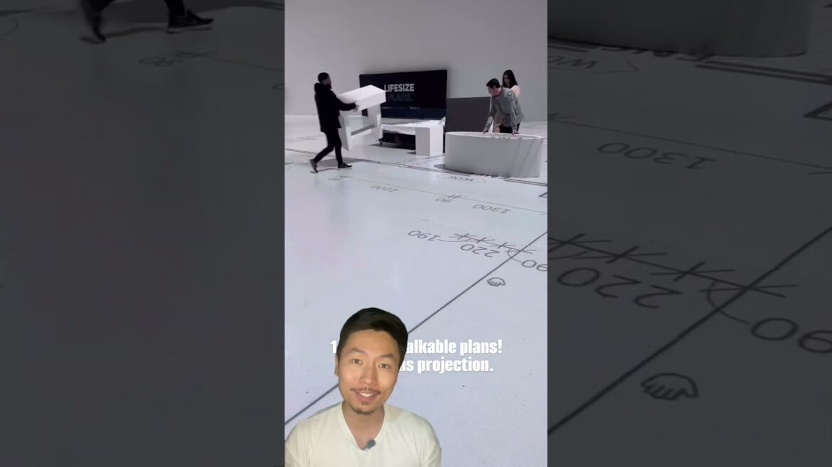 Planta baixa em tamanho real ! #shorts #arquitetura