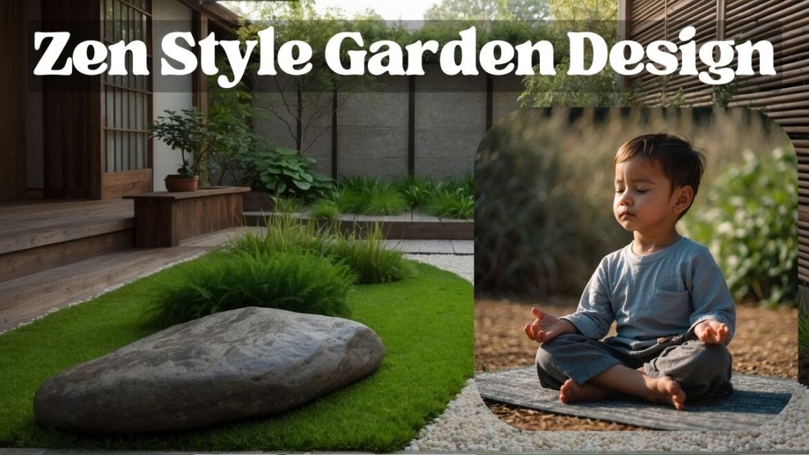 Creating Harmony in Nature through Zen Style Garden Design.