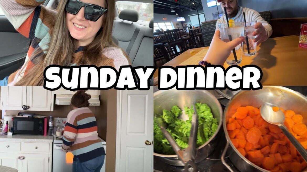 Sunday dinner & garden plans!