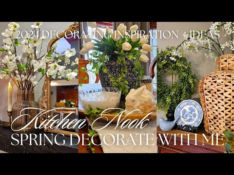 2024 SPRING KITCHEN NOOK DECORATE WITH ME | Home Decorating & Styling Inspiration – Spring + Easter 2024 SPRING KITCHEN NOOK DECORATE WITH ME | Home Decorating & Styling Inspiration – Spring + Easter