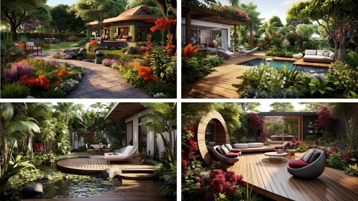 The Latest Collection of Backyard garden design Ideas 2024