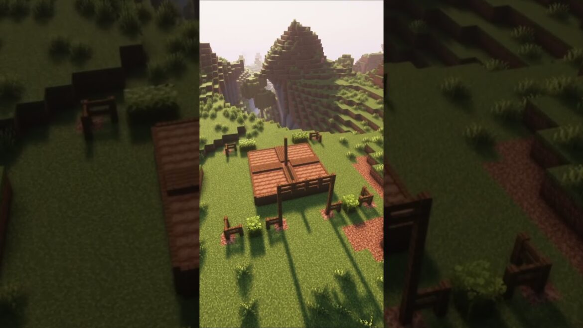 Minecraft Garden Design #minecraft #shorts