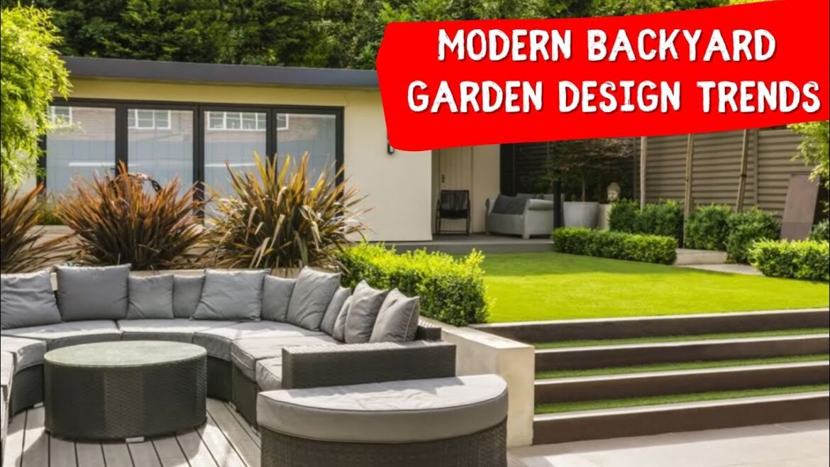 Creating a Tranquil Oasis: Modern Backyard Garden Design Trends