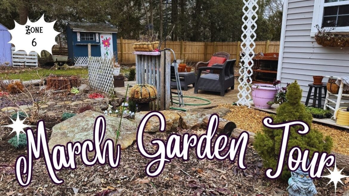 March 2024 Cottage Garden Tour & Plans ~ Zone 6 Spring Garden Tour~