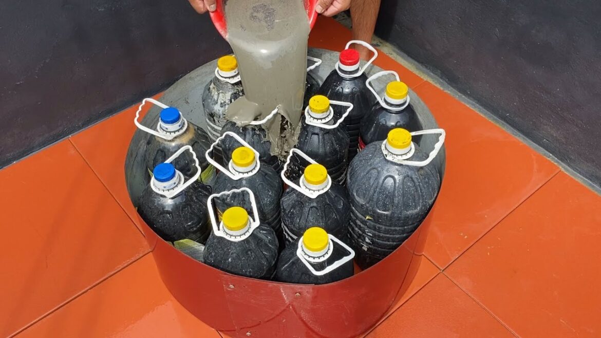 WOW - AMAZING IDEAS / Cement craft idea / Garden design / How to make a table and flower pot