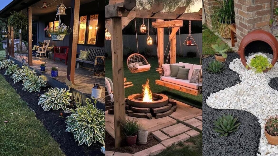 30 Best Front Yard And Backyard Landscaping Ideas on A Budget - Home/Decor/Diy/Design.