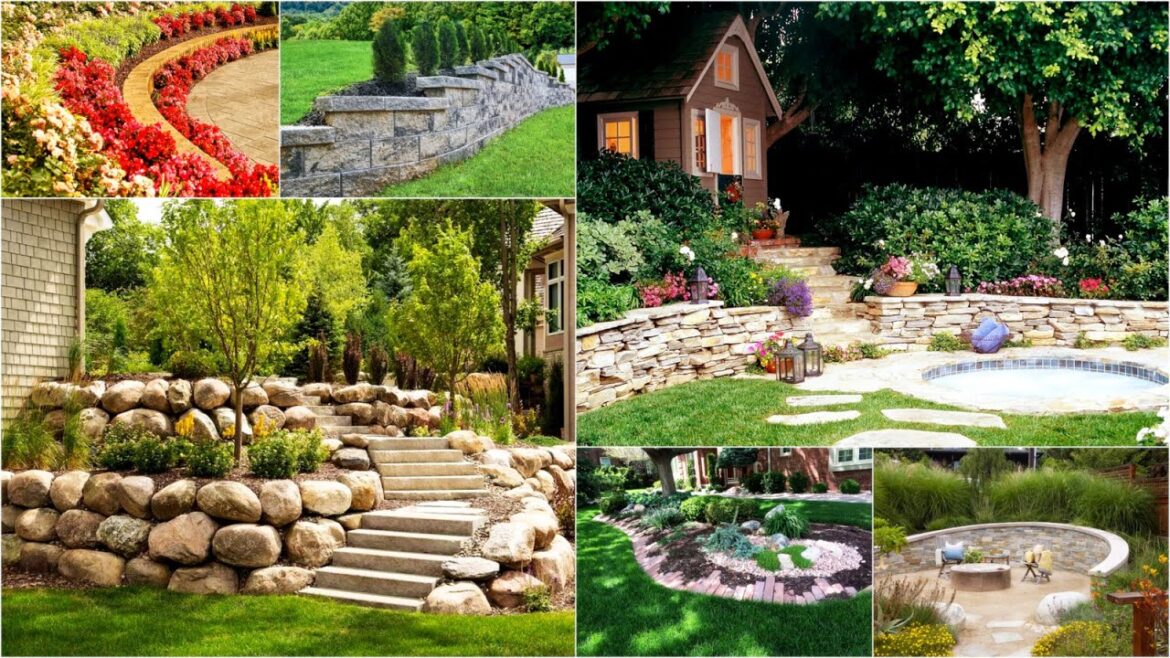 Garden Ideas for Stunning Curb Appeal | Retaining Wall, Garden Edging Stones and Boulders Garden Ideas for Stunning Curb Appeal | Retaining Wall, Garden Edging Stones and Boulders