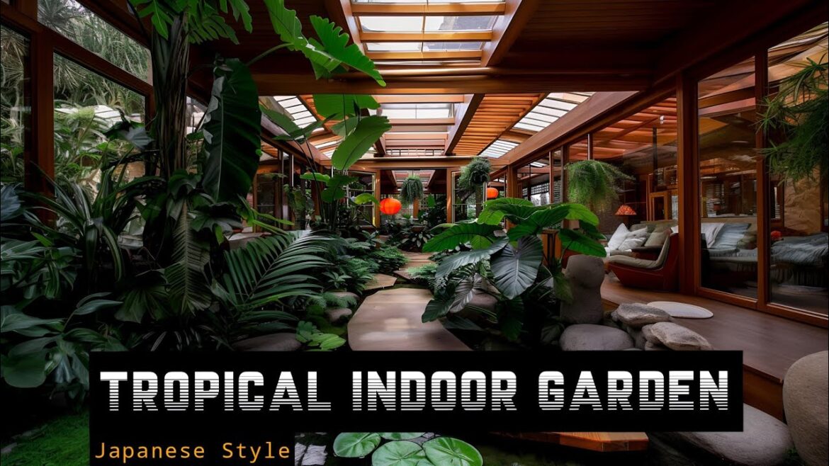Creating Serenity with Small Tropical Japanese Indoor Gardens