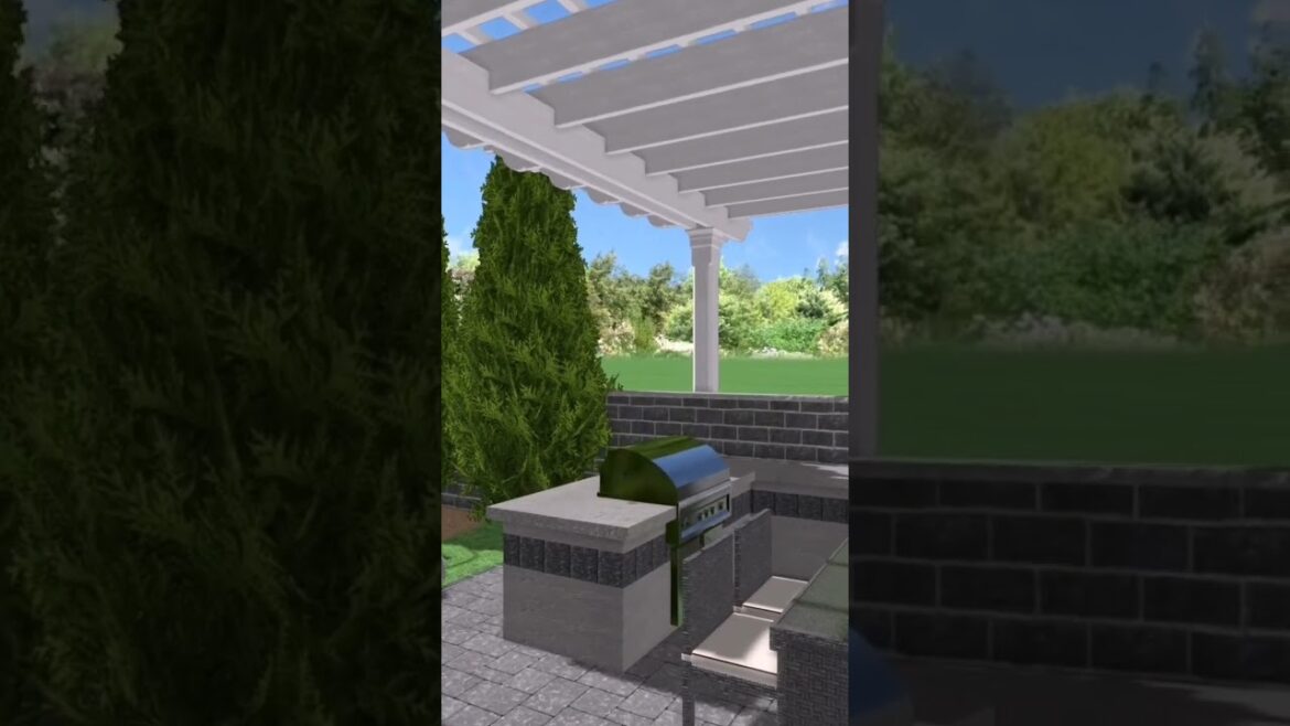 MORDERN GARDEN LANDSCAPING DESIGN IDEAS | FRONTYARD | BACKYARD #SHORTS