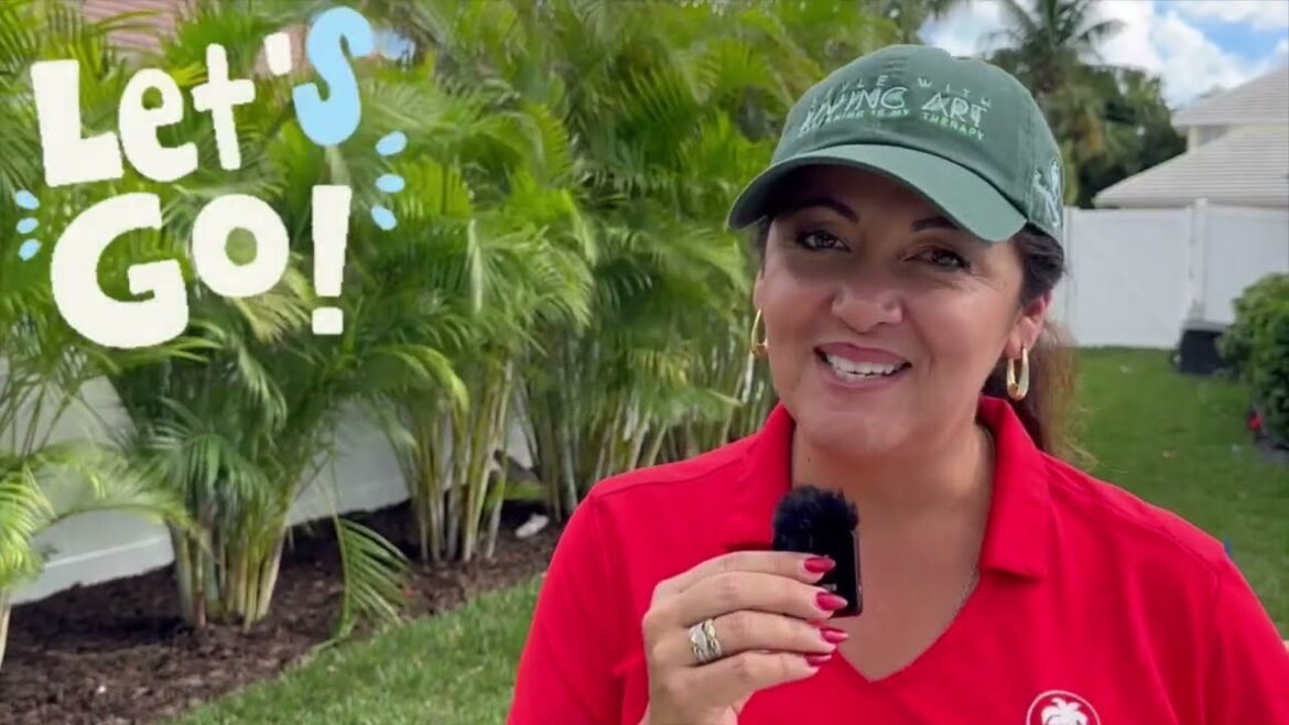 GardenTour 8: Palms and Plants that make the prefect pool privacy buffer for any Florida landscape.