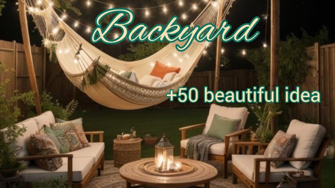 +50 Backyard decoration ideas | gardening ideas for home #landscape #garden #backyard #homedecor
