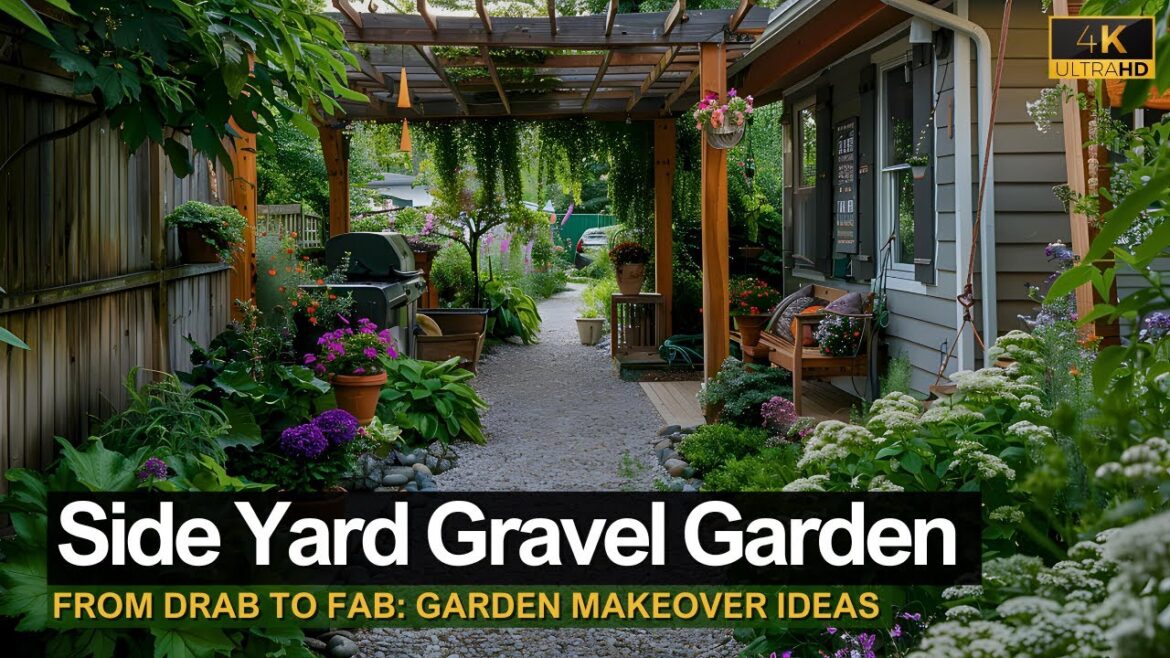 From Drab to Fab: Side Yard Gravel Garden Makeover Ideas From Drab to Fab: Side Yard Gravel Garden Makeover Ideas