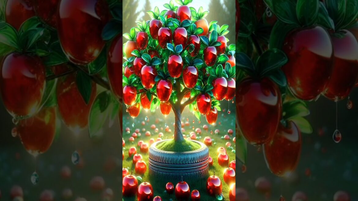 The best and easiest technique for planting and growing apple trees with stem grafts.#gardening The best and easiest technique for planting and growing apple trees with stem grafts.#gardening