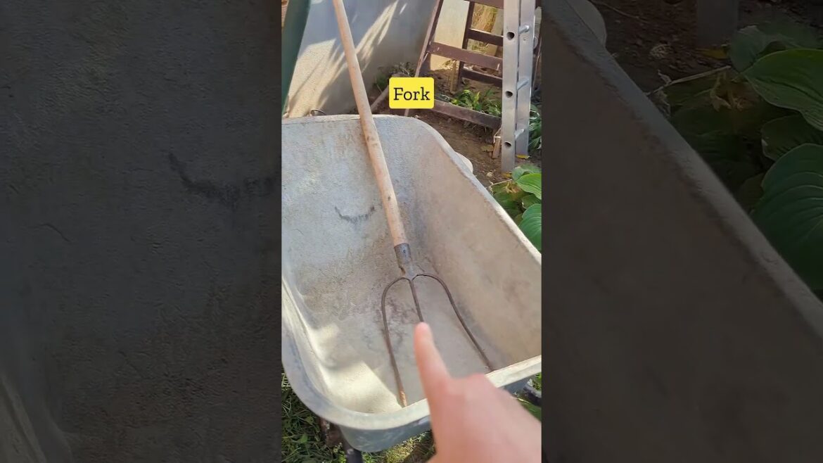 Gardening Tools In English