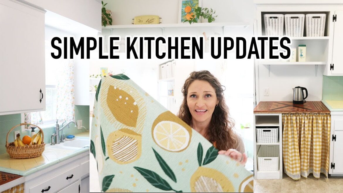Kitchen Refresh and Organizing for Spring!