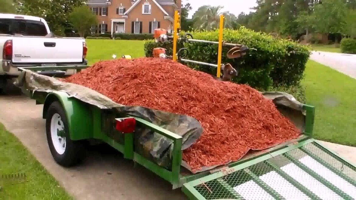 Front Yard Landscaping Ideas With Red Mulch