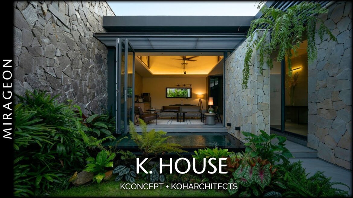 Tropical Modern-style Courtyard House | K.house Tropical Modern-style Courtyard House | K.house