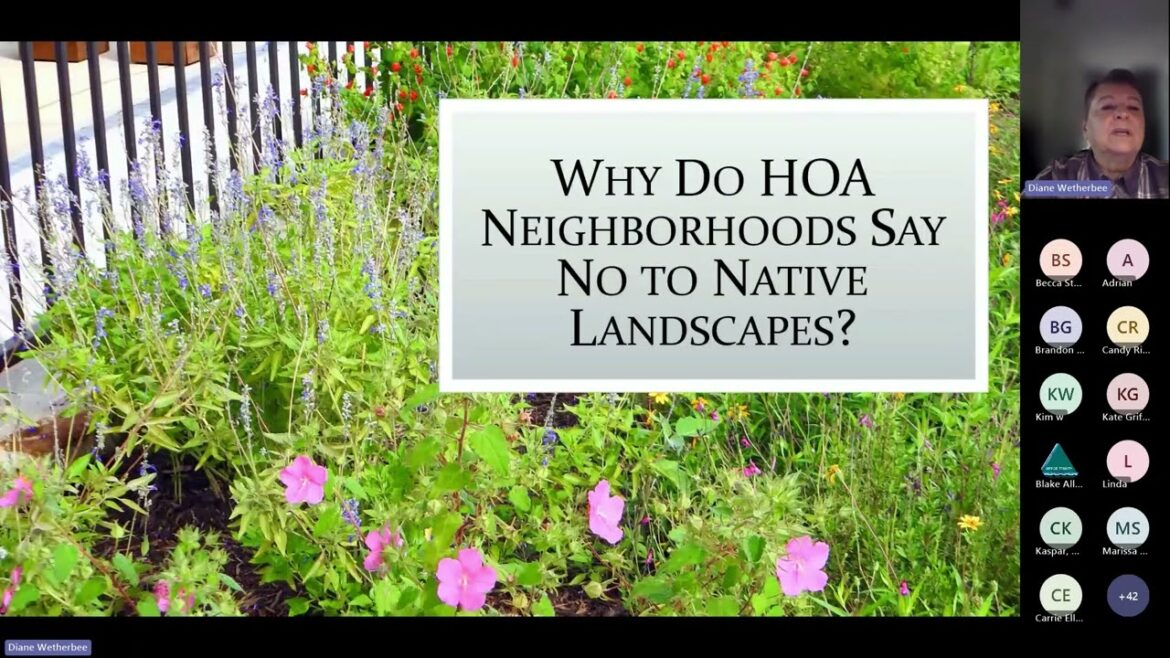 Water Talk: Encouraging Native Plants in HOA Landscapes