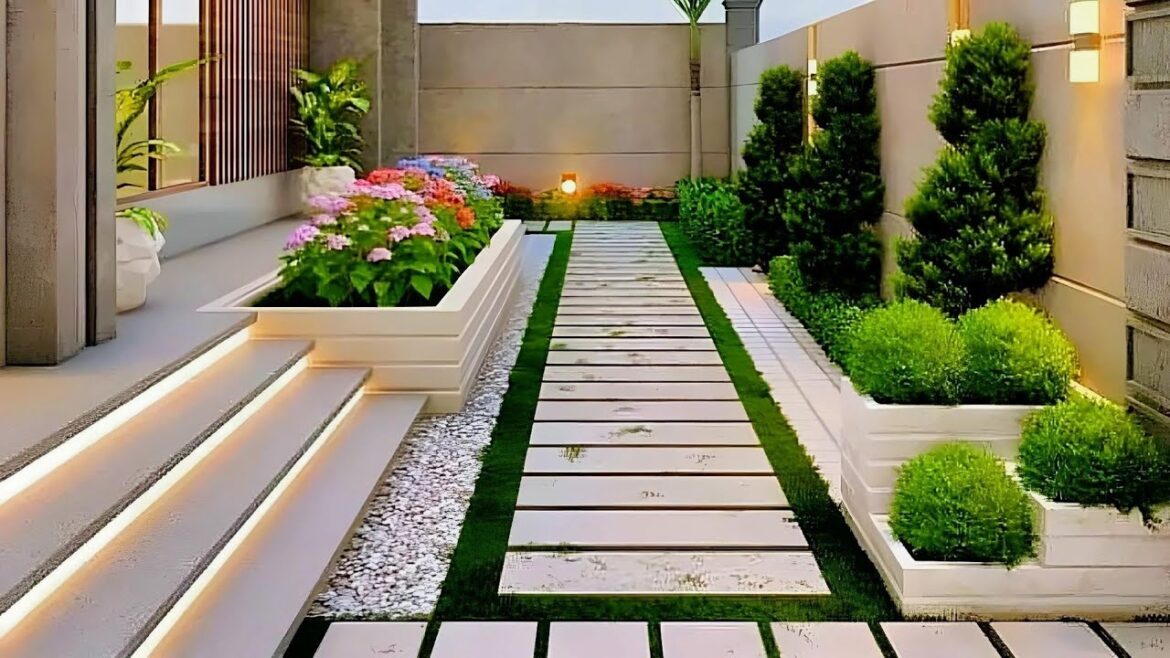 Modern Home Garden Landscaping Ideas 2024| Backyard Patio Decoration Ideas| Front Yard Gardening
