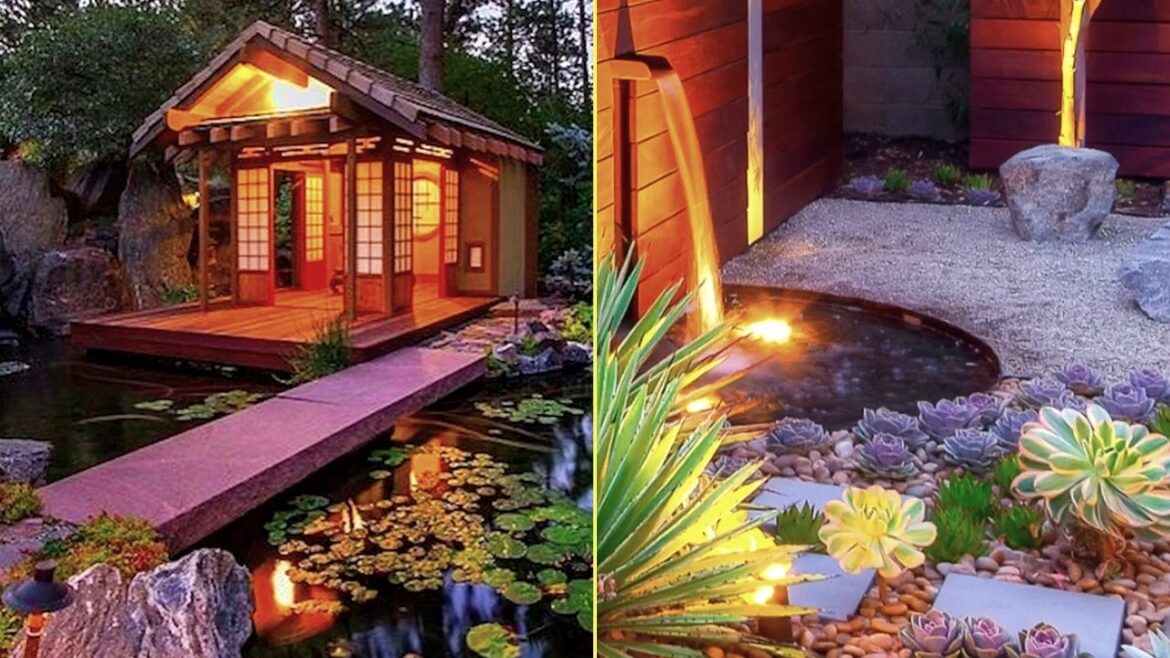 Backyard Design, Zen Gardens with Beautiful Pond, (35+) Great Design ideas
