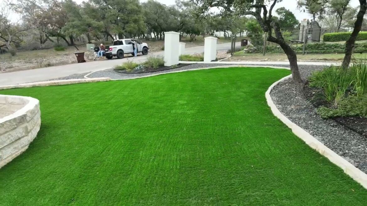 Artificial Turf Installation – San Antonio, TX – Rollins & Company Landscapes Artificial Turf Installation - San Antonio, TX - Rollins & Company Landscapes