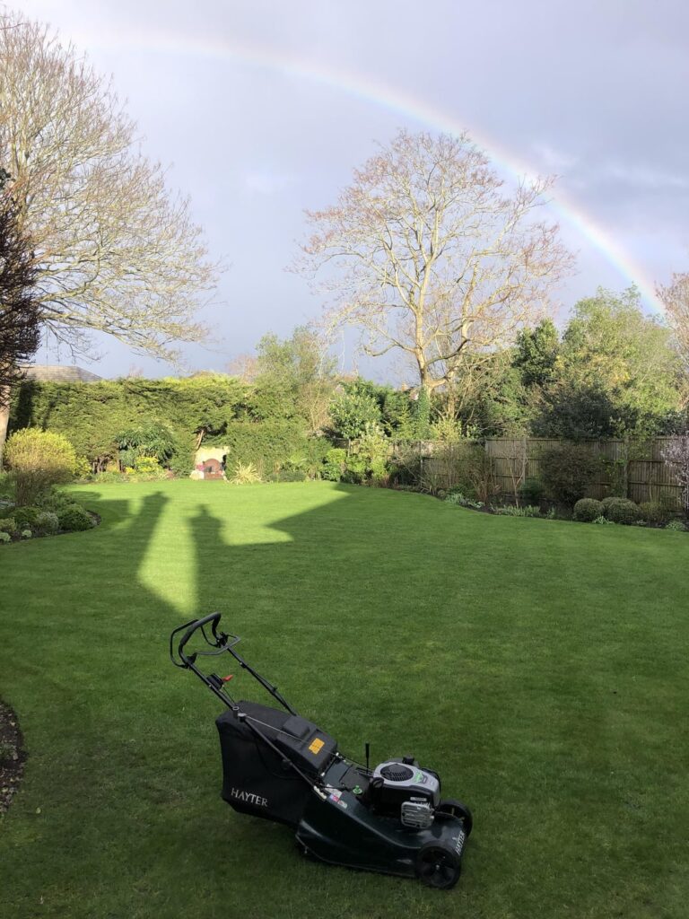 First mow of the season