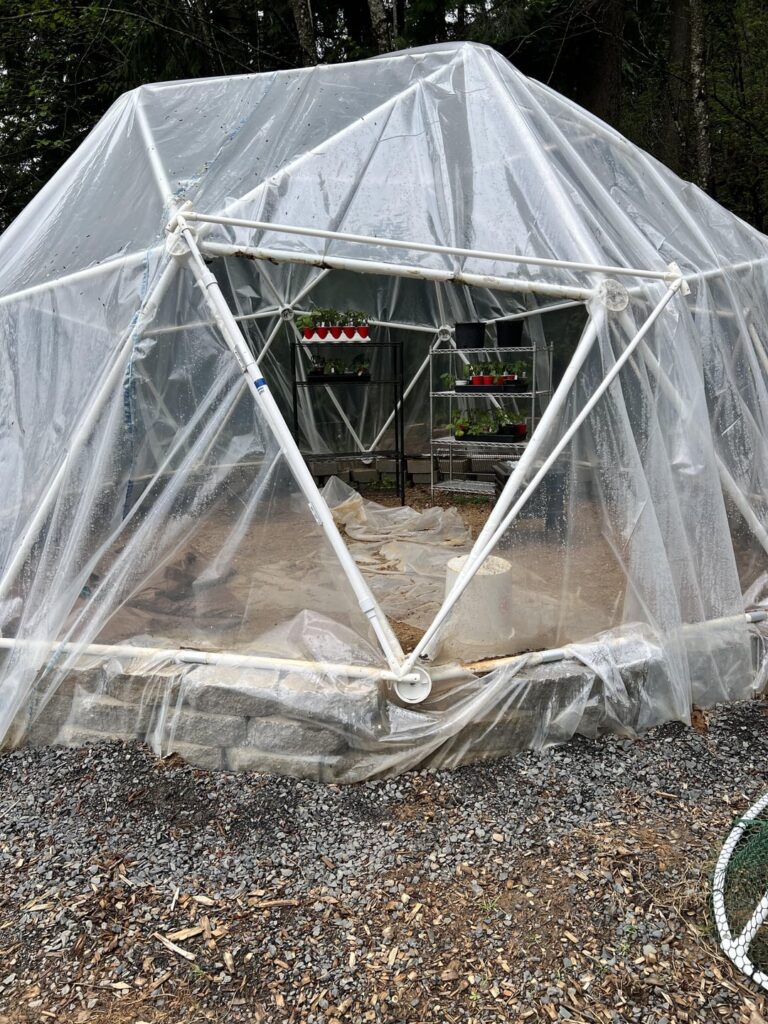 How to add anything to a PVC geodesic dome?