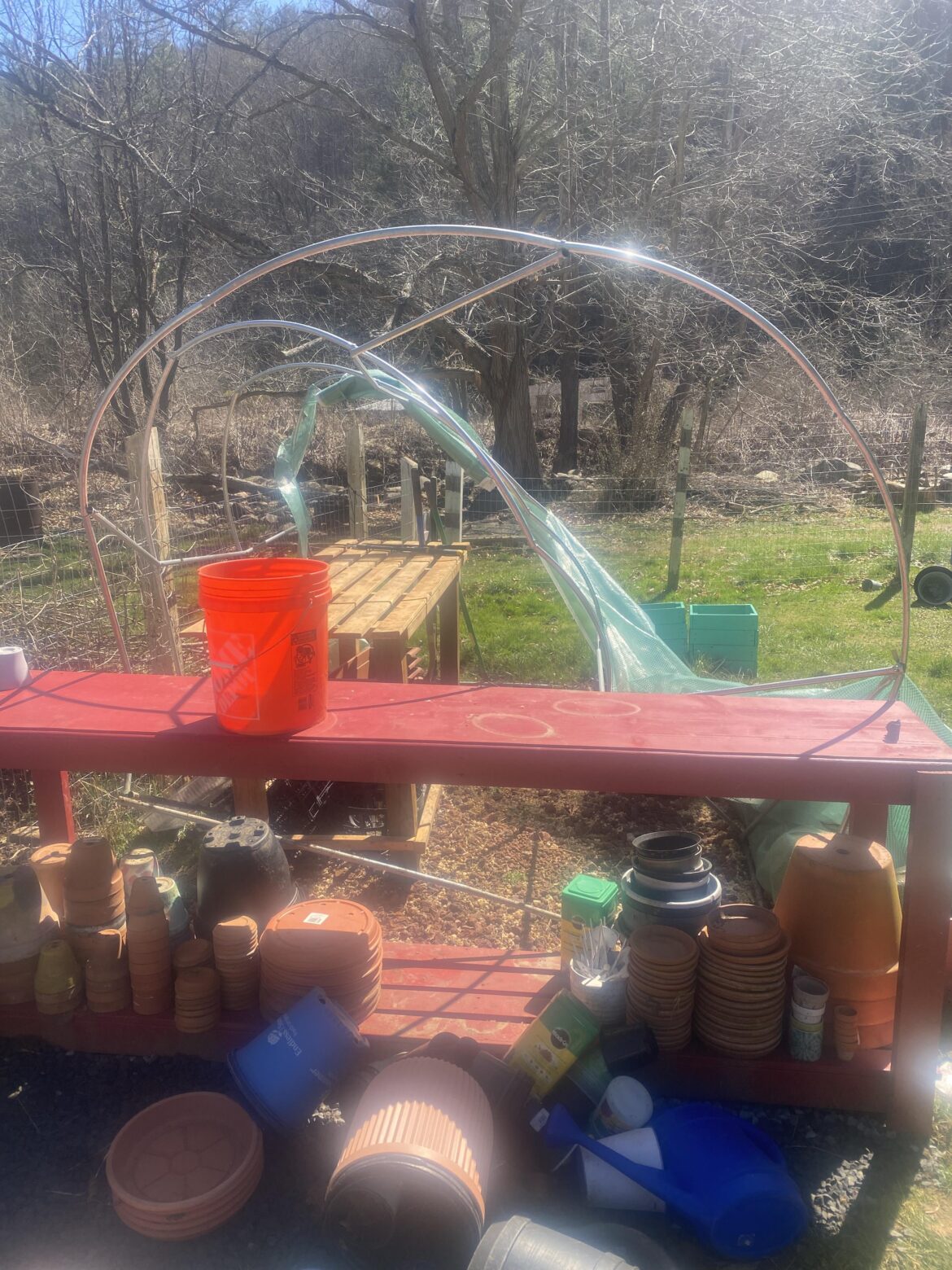 Need help! My cheap greenhouse was destroyed by high winds.