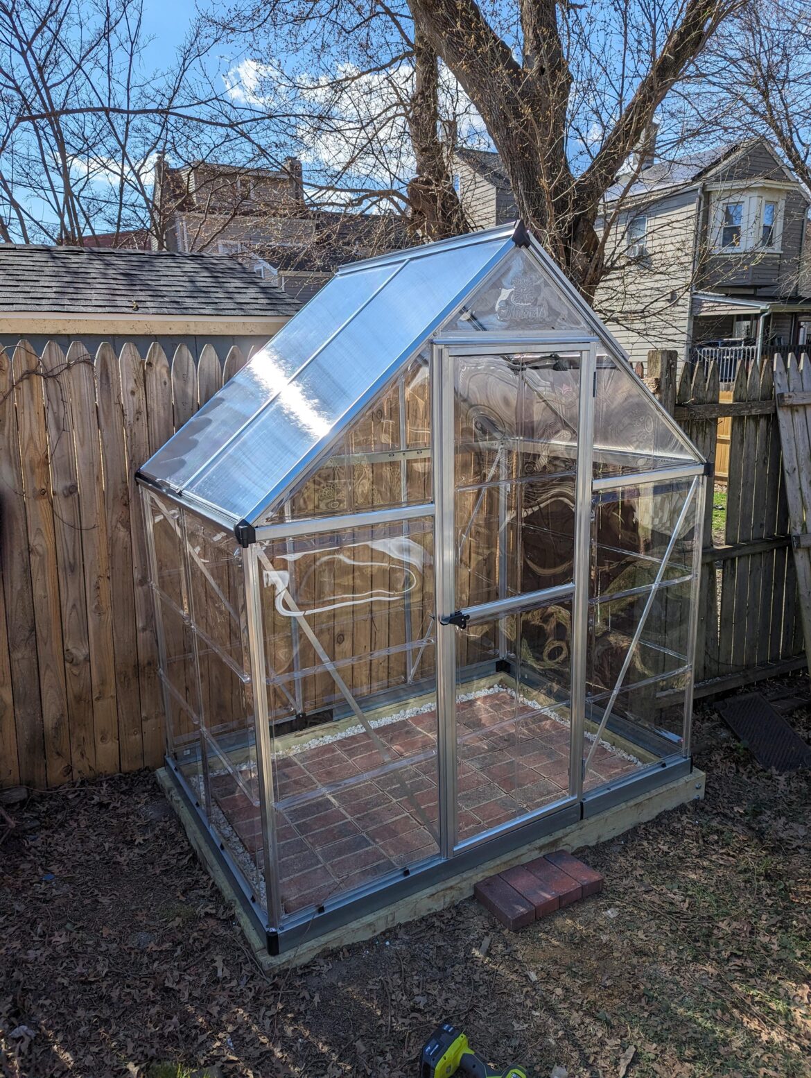 Our first greenhouse!
