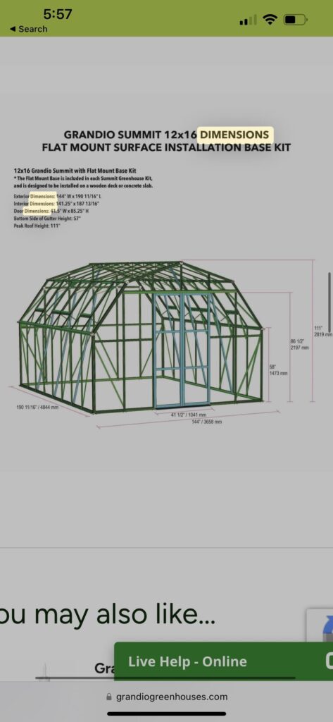 Greenhouse foundation recommendations